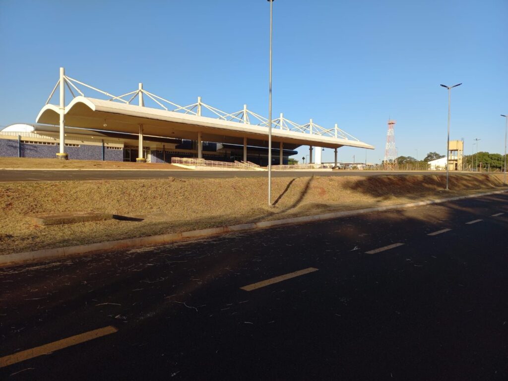 Vista do Aeroporto Estadual Bartholomeu de Gusmão, em Araraquara/SP