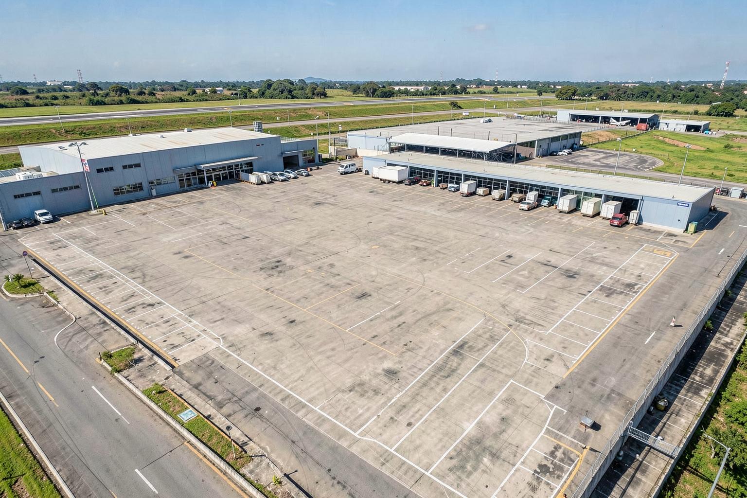 Área Gleba A1 — Terminal logístico junto ao pátio de cargas