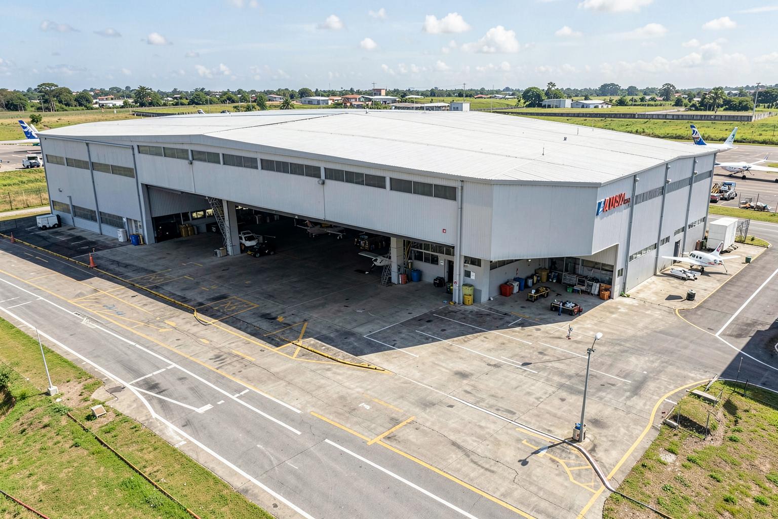 Área Gleba C3 — Hangar para manutenção aeronáutica